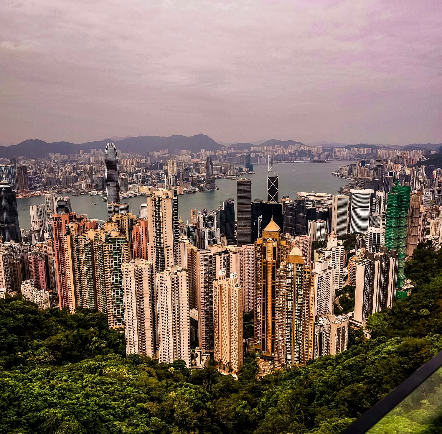 Hong Kong vista dal Victoria Peak